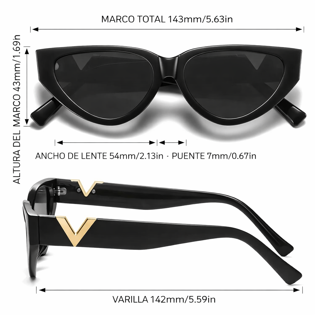 Dominga & Co Noir V Rose Gold - (3x1)